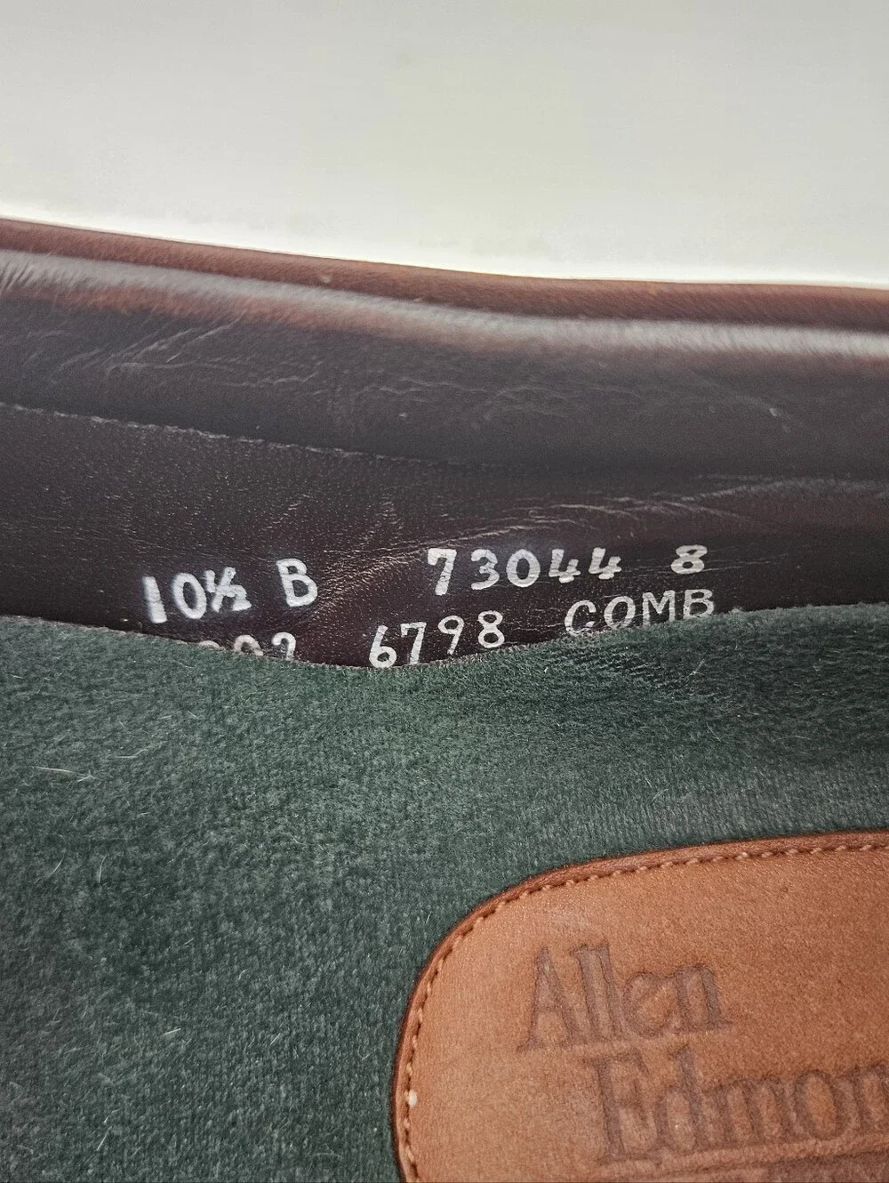 VTG Allen Edmonds Lifestyles Boat Shoes Brown  Leather  Men 10.5 B Made in USA